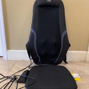 Cushion with massage and heat